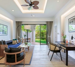 Двухместный клубный номер Garden Terrace двуспальная кровать в Отель Outrigger Koh Samui Beach Resort