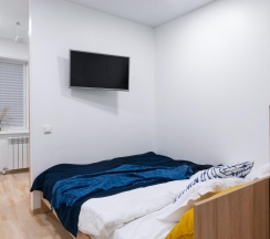 Апартаменты студия с 1 двуспальной кроватью в Prim Rooms Apartments (Прим Румс Апартменс)