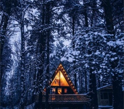 №9 | Большой A-Frame с двумя спальнями (до 6 чел) в Etnica