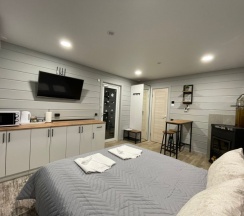 Коттедж Comfort с красивым видом из окна в Можайское приморье