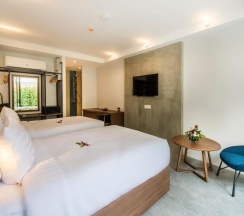 Двухместный номер Deluxe с балконом 2 отдельные кровати в Dewa Phuket Resort & Villas