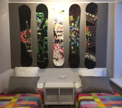 № 1 ЭКСТРИМ,  №12 ЛАЙНЕР. Стандартный двухместный номер с раздельными кроватями в Smile