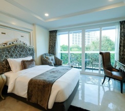 Двухместный номер Deluxe с видом на город 2 отдельные кровати в LK Emerald Beach