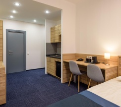 Номер студия с 2 односпальными кроватями в Odoyev. Sky