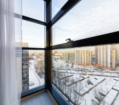 352 Е 15 эт Панорамная евродвушка с балконом в Nv Hotel