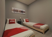 Двухместный номер Standard 2 отдельные кровати в OYO 615 Bossa House Hostel & Cafe