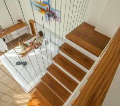 Двухместная семейная вилла двуспальная кровать в Happy Family Villa