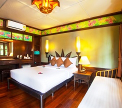 Двухместное бунгало Superior двуспальная кровать в Курортный отель The Fair House Beach Resort & Hotel