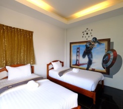 Двухместный номер Standard с балконом 2 отдельные кровати в Sixty Nine Resort