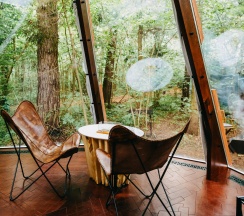 A-frame house в Pine River