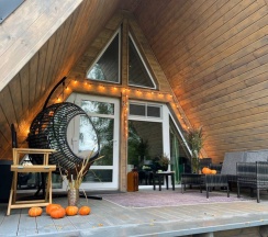 Двухместные апартаменты Deluxe с видом на реку двуспальная кровать в Fraubu.camp