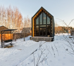 House 1 | Банный чан на территории в Берёзовая роща