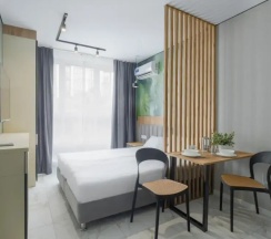 Двухместная студия двуспальная кровать в Сан Сити