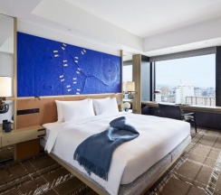 Двухместный люкс с видом на город двуспальная кровать в Hyatt Centric Kanazawa