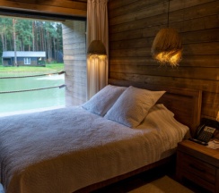 Шале на воде в Конаково. Аэро