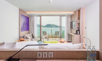 Двухместный номер Grand Ocean двуспальная кровать в Oceanfront Beach Resort