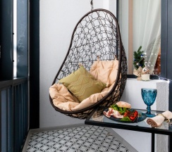 1-комнатные апартаменты студия в Satin Home Apart на улице Кузнецовская