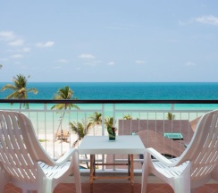 Номер Premium с балконом и oceanfront в The samui beach resort