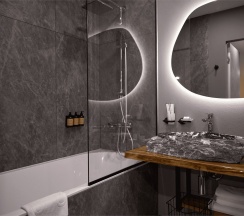 Вилла дуплекс апартаменты с бассейном в Маральник Altai Palace