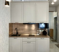 Трехместная студия с кухней на 10 этаже в Ольгинке в Метрикс Девелопмент