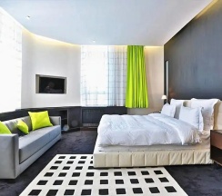 Двухместный люкс двуспальная кровать в Donatello