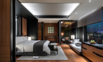 Номер Standard с видом на реку в The Lalu Nanjing
