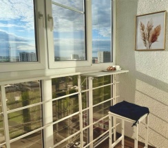 Апартаменты с панорамным видом на 13 этаже в Призма