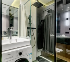 Studio Double одноместный, но возможно пребывание вдвоем, кровать 110х200 в Yapartments