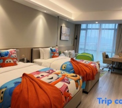Двухместный семейный номер Standard 2 отдельные кровати в Chongqing Yitang Hotel