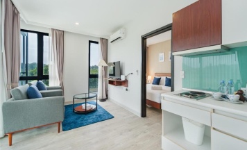 Двухместный номер с видом на сад 2 отдельные кровати в Wyndham Royal Lee Phuket