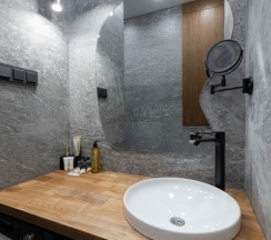 Апартамент 16 Дизайнерский двухуровневый лофт для 2-4 гостей с видом на Москву (с душем) в Ap-in aparts