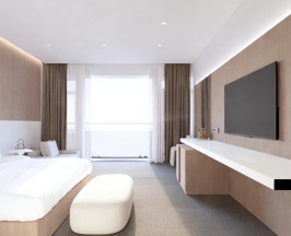 Двухместный номер Deluxe с балконом и с видом на горы 2 отдельные кровати в Четыре сезона