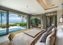 Двухместная вилла Pool Beachfront двуспальная кровать в Devasom Khao Lak Beach Resort & Villas