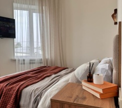 Современная студия №31 в центре Махачкалы – комфорт и удобство рядом! в Как дома 05