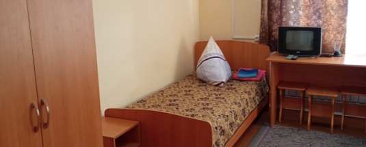 Кровать в 3-местном общем номере в Русь