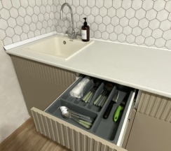 Трёхместные апартаменты c 1 комнатой в Квартира на Тюленина 3