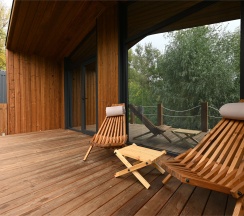 Мини-Барнхаус "Мальдивы" с террасой в Река & Песок