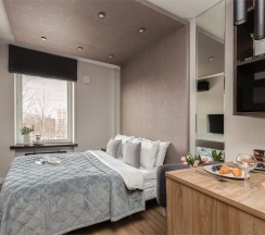 Craft - 2х местные апартаменты-студия у Ботанического сада (5 этаж) в Smart Lofts Moscow