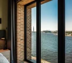 Премиальный Апартамент с панорамным видом на Неву в Docklands
