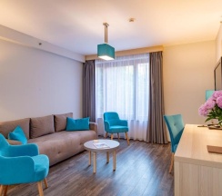 Одноместная студия Superior с балконом в Regnum Residence