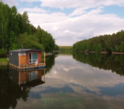Дом на воде «Eva» с сауной в IstraCot&SPA