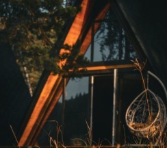 Домик в стиле A-FRAME в Golden Time