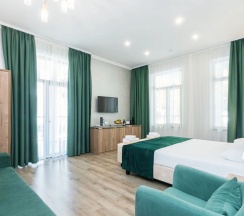 Двухместный полулюкс c 1 комнатой двуспальная кровать в Нарт