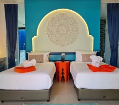 Двухместный номер Standard с видом на бассейн 2 отдельные кровати в The Kiri Villas Resort