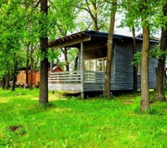 Синий дом c камином на 6-8 спальных мест в Шведские дачи