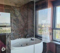 Апартамент 9  Представительский Люкс с джакузи и панорамными видами на Парк Победы и Москва Сити. в Ap-in aparts