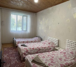Комната стандарт с 3 односпальными кроватями (вид на горы) в Как дома