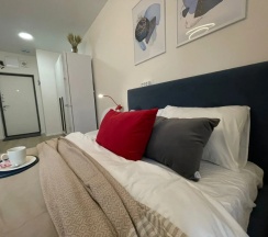 Номер Standard с красивым видом из окна в Квартира Apartslounge ЖК Самолет