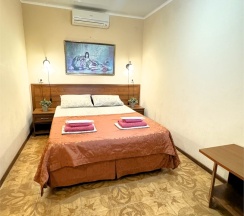 Двухместный стандарт с двуспальной кроватью с доп местом (4 этаж, окно выходит в атриум отеля) в Атриум