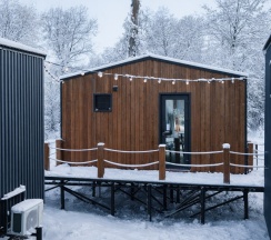 Мини-Барнхаус "Мальдивы" с террасой в Река & Песок